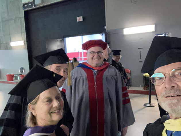 Ted and Jack at CSN Commencement Ceremony